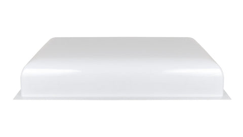 White Polycarbonate RV Skylight Dome 20x32 SL2032W - Front Profile View | United RV Parts