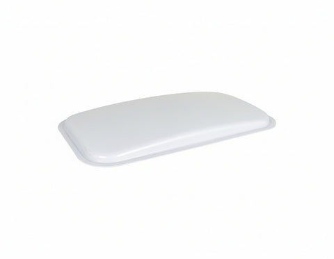 White Polycarbonate RV Skylight 19x33 3-Inch Bubble - Angled View | United RV Parts