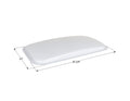 Icon SL1933W White RV Skylight with 21x35.75 Inch Dimensions Diagram | United RV Parts
