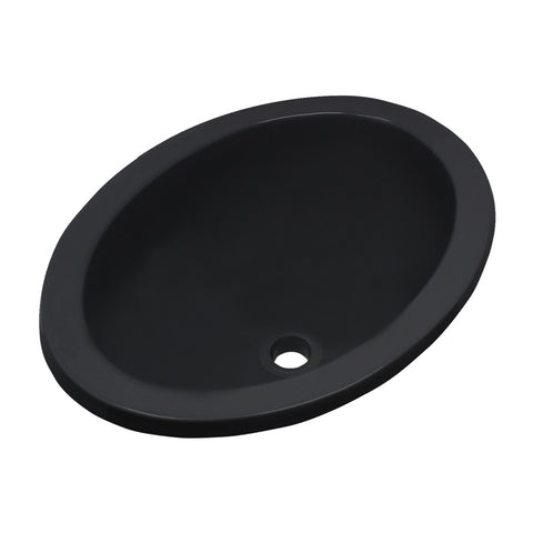 Lasalle Bristol | Oval Lavatory Sink  | 16156PB | Black | 10 X 13 | ABS