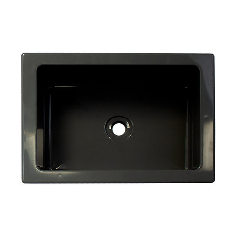 Lasalle Bristol | Rectangle Lavatory Sink | 16176PB | Black | 11 x 15 | Plastic