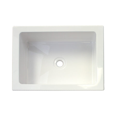 Lasalle Bristol | Rectangle Lavatory Sink | 16176PW | White | 11 x 15 | Plastic