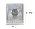 Arcon 11824 RV Dome Light Clear Lens - Dimensions 6-1/2" x 5-1/2" Front View | United RV Parts