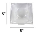 Clear Arcon Dome Light Lens with 5-inch Dimensions - Size Reference | United RV Parts