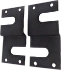 Black Metal Washer Dryer Mounting Brackets - Top View | United RV Parts