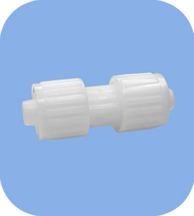 White Flair-It 3/8" P Coupler PEX Fitting - Side View | United RV Parts