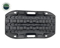 Black OVS Traction Recovery Mat - Bottom View Showing Tread Pattern and Carry Slots | United RV Parts