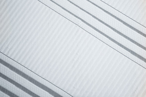 White Memory Foam Mattress Cover - Fabric Texture Close-up Detail | United RV Parts