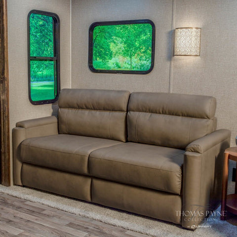 Grummond Thomas Payne Tri-fold Sofa Styled in RV Interior Setting | United RV Parts
