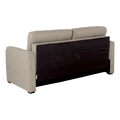 Beige Thomas Payne Trifold Sofa - Rear Storage Platform View | United RV Parts