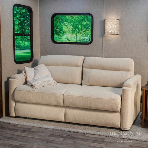 Thomas Payne Norlina RV Sleeper Sofa - Lifestyle Setup in RV Interior | United RV Parts