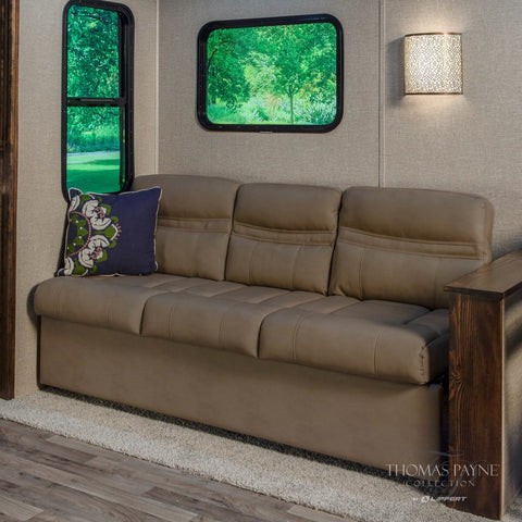 Grummond RV Jackknife Sofa Installed in Motorhome Interior | United RV Parts