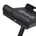 Black Thomas Payne RV Wireless Charger Cradle USB Port Close-Up Detail - Side View | United RV Parts