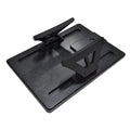 Black Thomas Payne Clip-On Armrest Tray - Side Angle with Clamp Mechanism | United RV Parts