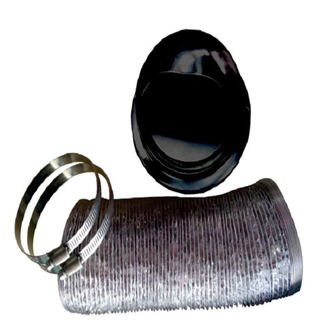 Pinnacle | Outside Vent Kit | 18-1065 | with Damper | Black