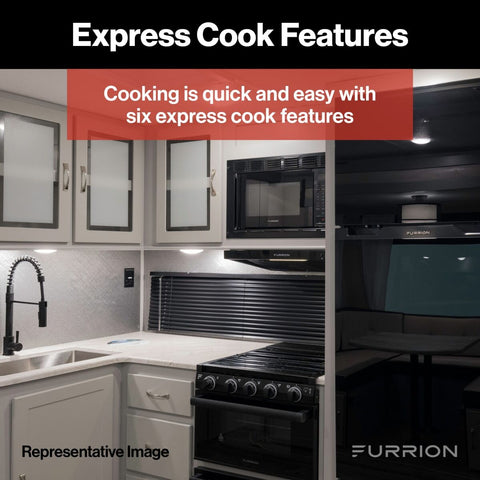 Modern RV Kitchen with Furrion Appliances - Express Cook Features | United RV Parts