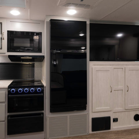 Complete Furrion RV Kitchen Suite - Black Appliances Installation | United RV Parts