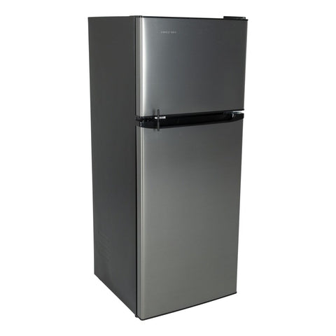 Stainless Steel Everchill 12V RV Refrigerator - Right Angle View | United RV Parts