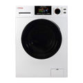 White Pinnacle Super Combo Washer-Dryer XL 18lb Capacity - Front View | United RV Parts