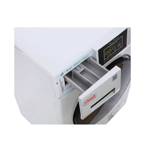 Pinnacle Super Washer L Detergent Drawer Open Showing Compartments - Top Detail | United RV Parts