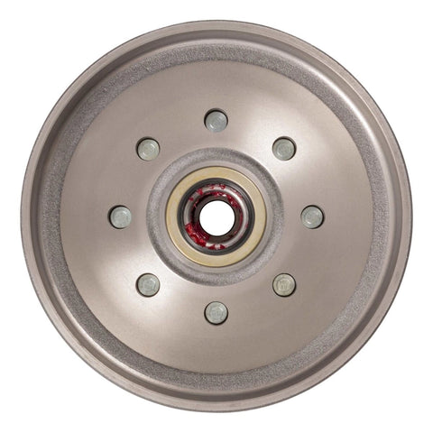 Lippert 12" RV Brake Hub Drum - Rear View Showing Pre-Packed Bearing and Seal | United RV Parts