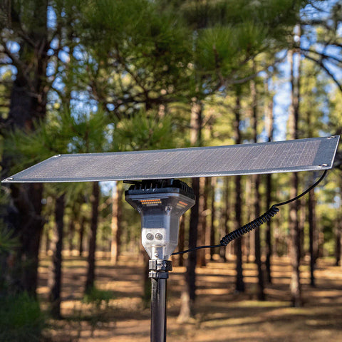 Devos 20W Portable Solar Panel Charging LightRanger LED Lantern - Outdoor Setup | United RV Parts