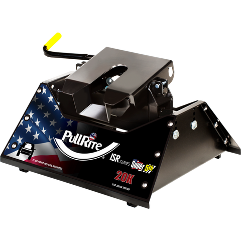 Black PullRite 20K Super 5th Wheel Hitch Model 2100 ISR Series - Front Angle View | United RV Parts
