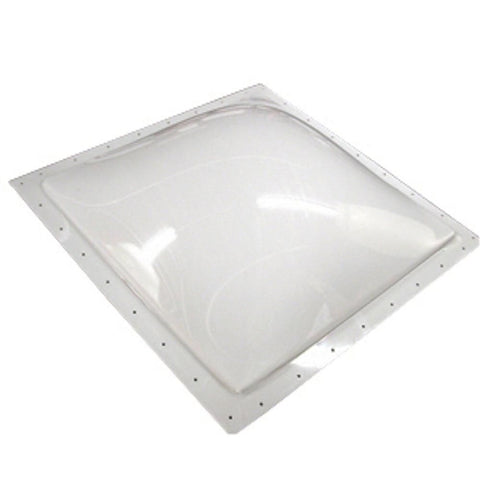 Clear Polycarbonate RV Skylight Dome - Top Angled View | United RV Parts