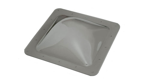 Smoke Polycarbonate RV Skylight 14x14 4-Inch Bubble - Top Angle View | United RV Parts