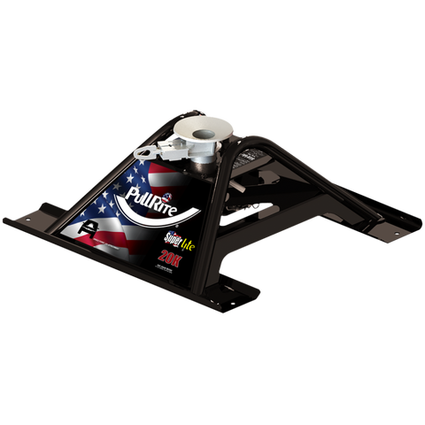 Black PullRite SuperLite 2600 Fifth Wheel Hitch - Front Angle | United RV Parts