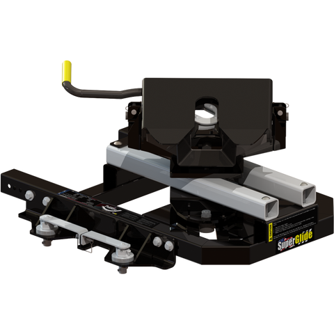 PullRite 2714 SuperGlide OE Puck Series 16K Fifth Wheel Hitch - Side View | United RV Parts