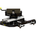 Black PullRite SuperGlide 16K Fifth Wheel Hitch - Angled View | United RV Parts