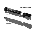 PullRite 2726 Mounting Brackets - Underside View with Bolt Holes | United RV Parts