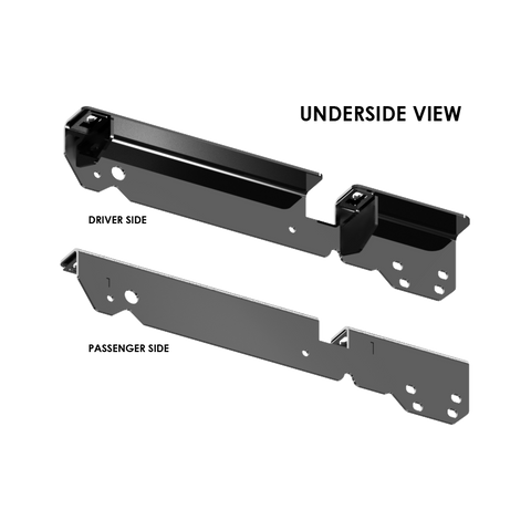 PullRite 2726 Mounting Brackets - Underside View with Bolt Holes | United RV Parts