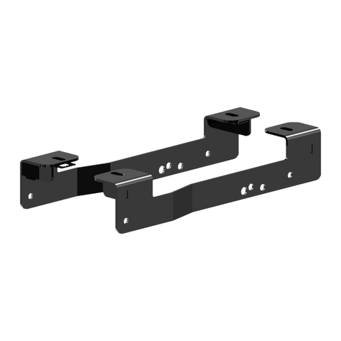 Black Steel Fifth Wheel Hitch Mounting Bracket - Angled View | United RV Parts
