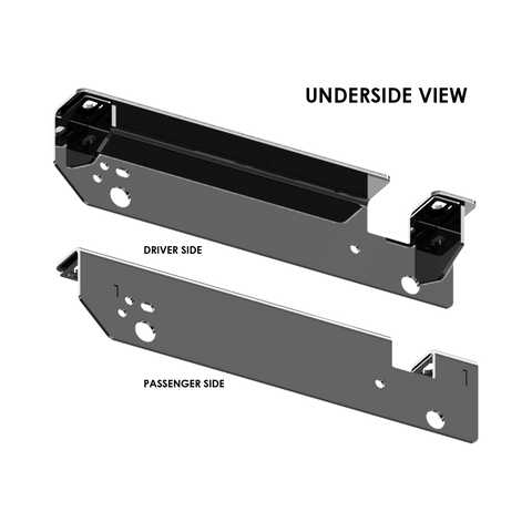 PullRite 2738 ISR Mounting Brackets Driver and Passenger Side - Underside View | United RV Parts