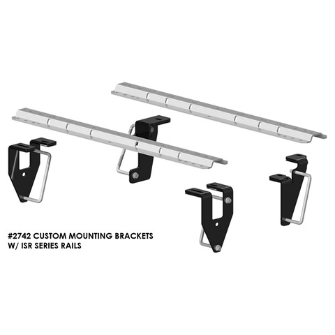 PullRite 2742 ISR Series Custom Mounting Kit with Rails for 2013-2017 Dodge 3500 | United RV Parts