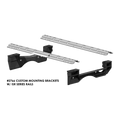 PullRite 2766 ISR Series Custom Mounting Brackets with Silver Rails - Full Kit View | United RV Parts