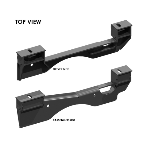 PullRite 2766 ISR Mounting Brackets Driver and Passenger Side - Top View | United RV Parts