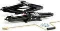 Black Steel Lippert 285326 Scissor Jacks Pair with Handles - Product View | United RV Parts