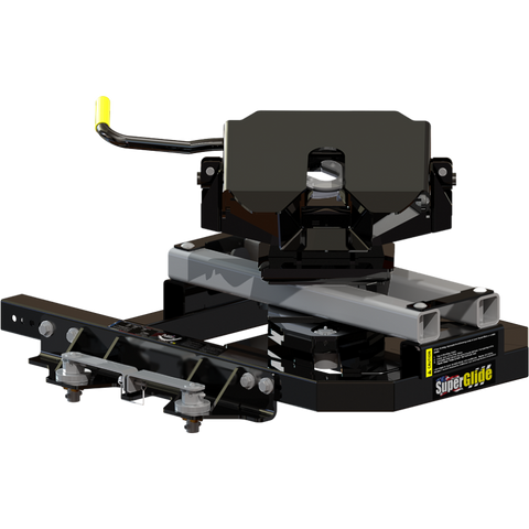 Black PullRite 2914 SuperGlide OE Ford Hitch - Detailed Side View | United RV Parts