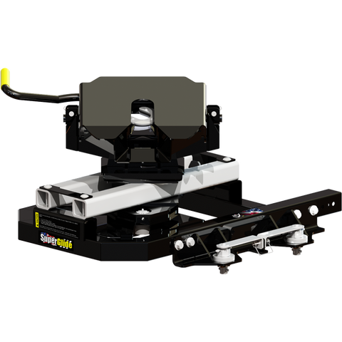 Black PullRite 2914 SuperGlide OE Ford Hitch - Front Angle View | United RV Parts