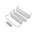 Clear Plastic Dometic Refrigerator Door Bin Kit - Complete 5-Piece Set | United RV Parts