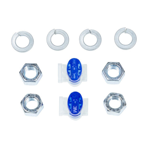 Lippert Electric Brake Assembly 296649 Included Hardware - Lock Washers Hex Nuts Wire Connectors | United RV Parts