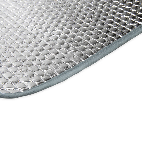 Silver Reflective Window Cover Material - Detailed Corner Edge | United RV Parts