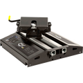 Black PullRite 3100 SuperGlide Fifth Wheel Hitch - Driver Side View | United RV Parts