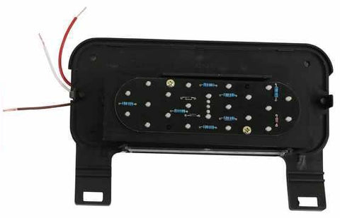 Black Command Electronics License Plate Bracket - Back View Circuit Detail | United RV Parts