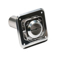 Black Metal Dometic Furnace Vent Assembly Kit 33050 - Front View | United RV Parts