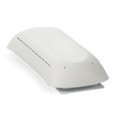 White Dometic Refrigerator Roof Vent Cover - Side Profile View | United RV Parts