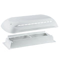 White Dometic RV Fridge Roof Vent with Base Assembly | United RV Parts